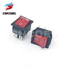 2pcs/lot RED 31x25mm with LED light 4PIN ON/OFF Boat Rocker Switch 16A 250VAC/20A 125VAC 2024 - buy cheap