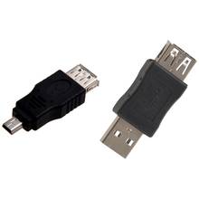 Переходник USB A (разъем)/Mini USB B (штекер), 5 контактов, USB 2,0 2024 - купить недорого