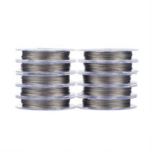 Pandahall 0.38mm Steel Wire Tiger Tail Beading Wire for Jewelry Making Diy Accessories Findings Components 10m/roll 2024 - buy cheap