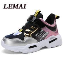 LEMAI New Arrival Spring Autumn Shiny Upper Children Shoes Girls Fashion Kids Sneakers Casual Toddler Sports Shoes Summer Tenis 2024 - buy cheap