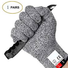 Износостойкие рыболовные перчатки 5 уровня с защитой от проколов, противоскользящие перчатки для рыбалки на открытом воздухе, кухонные безопасные перчатки #714 2024 - купить недорого