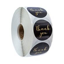 500pcs/roll Roll Thank You Flower Stickers Holiday Wedding Decoration Stickers Round Self-Adhesive Seal Labels 4 Inch 2024 - buy cheap