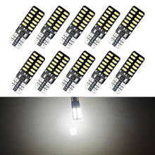 T10 LED 194 W5W WY5W 24 CANBUS 3014SMD ERROR FREE Car License Plate Side Clearance Dome Reading Wedge Light Reading Dome Bulbs 2024 - buy cheap