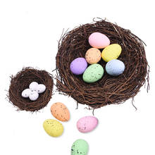 20pcs/lot Happy Easter Egg Decoration Artificial Flower Wreath for Home Party DIY Craft Kids Gift Favor Easter Decoration 2024 - buy cheap