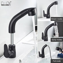 Pull Out Bathroom Sink Faucet Hot and Cold Water Mixer Crane Lift Up and down Chrome Finished 360 Degree Water Mixer Tap ELF106 2024 - buy cheap