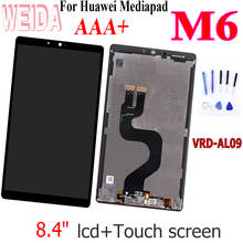 Weida-tela de substituição para medimediapad m6, tela lcd de 100% ", digitalizador e montagem para huawei m6 2024 - compre barato