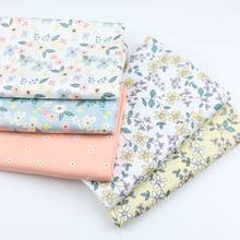 Flower Printed Cotton Twill Fabric Patchwork Handmade DIY Sewing Breathable Fabric Baby & Child Wear Cotton Fabric 2024 - buy cheap