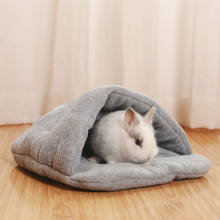 Pet Hamster Guinea Pig Bed Sleeping Bag Small Animal Cave Nest Cushion Warm Slippers Rabbit Rat House Cozy Hideout 38x28cm 2024 - buy cheap
