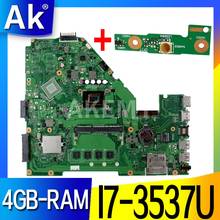 AK X550CA Laptop motherboard 4G RAM I7-3537/3517U For Asus X550CA X550CC X550CL R510C Y581C X550C Test mainboard motherboard 2024 - buy cheap