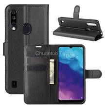 Funda de cuero PU para ZTE Blade A7 2020, carcasa trasera protectora con tapa y tarjeteros 2024 - compra barato