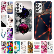 Funda de silicona suave para Samsung A72, carcasa de TPU para Samsung Galaxy A72 5G, parachoques A 72 2021, 6,7 pulgadas, flores, gatos y perros 2024 - compra barato