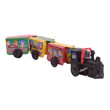 Заводной поезд в стиле ретро, механическая металлическая игрушка, детские развивающие подарки для детей от 3 лет и старше 2024 - купить недорого