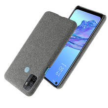 Slim Cloth Texture Cover for oppo a53 a53s 2020 case Fabric Ultrathin Antiskid Anti-fall Capa on orro appo a 53 s 53s Coque 2024 - buy cheap