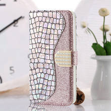 Luxury Bling Shiny Glitter Leather 360 Protect for Samsung A02S Flip Case Samsung Galaxy A02S A 02 S A02 Wallet Cover Shockproof 2024 - buy cheap