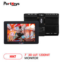 PortKeys HH7 1200nit дневной свет 7 дюймов 3D LUT 4K HDMI сигнал на камеру, поданный монитор с гистограммой монитор для dslr камеры 2024 - купить недорого