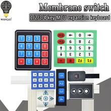 1 3 4 5 12 16 20 Key Button Membrane Switch 1x4 1x5 4x4 4x5 Keys Matrix Array Keyboard Keypad Control Panel DIY Kit For Arduino 2024 - buy cheap