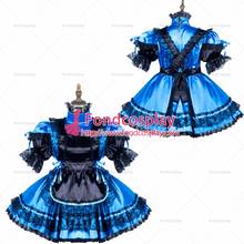 Sissy dama Vestido de satén uniforme con cerradura cosplay traje hecho a medida [G3801] 2024 - compra barato