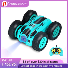 3.7 inch RC Car 2.4G 4CH Double-sided bounce Drift Stunt Car Rock Crawler Roll Car 360 Degree Flip Remote Control Cars Kids Toys 2024 - buy cheap