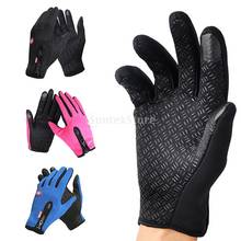 Guantes cálidos de invierno para ciclismo, manoplas deportivas de alta calidad para hombre y mujer, resistentes al viento, para bicicleta, motocicleta, pesca, esquí con pantalla táctil de dedo completo 2024 - compra barato