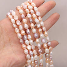 Natural Freshwater Pearl Beads For DIY Jewelry Making Necklaces Bracelets And Earrings Straight Hole Color Mixing36cm 4mm 2024 - buy cheap