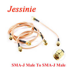 Conector macho SMA a enchufe SMA, conector coaxial RF, montaje de Cable RG316, longitud de 15cm, 30cm, 50cm, 100CM, 1M, SMA-J 2024 - compra barato