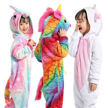 Children Pajamas Kigurumi Girls Unicorn Anime Panda Onesie Kids Costume Boys Sleepwear Winter Baby Licorne Pyjamas Kids Jumsuit 2024 - buy cheap