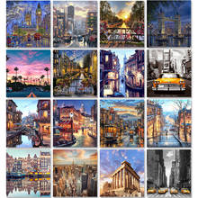 City Landscape Wall Art Diamond Painting Cross Stitch Kits Diamond Mosaic Diamond Embroidery Full DIY 5D Home Decor 2024 - buy cheap