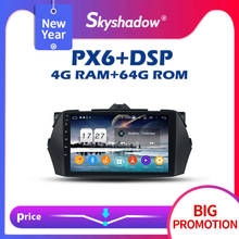 720P PX6 DSP IPS Android 11.0.0 4G + 64G reproductor de DVD del coche GPS mapa RDS Radio wifi Bluetooth 5,0 para SUZUKI CIAZ 2013 - 2016 de 2017 2024 - compra barato