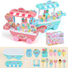 Mini carrinho de brinquedo para crianças, carrinho de sorvete e doces para crianças, caixa registradora e brinquedos de sex shop, presentes de natal 2024 - compre barato