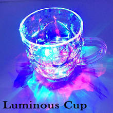 1pc Luminous Water Induction 7 Colors Change Light Beer Mug Tea Cup Pour Water Glowing Colorful Light Induction Cup 2024 - buy cheap