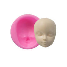 Silicone Mold Baby Face MoldS For Fondant Chocolate Soap Handmade Cake Decorating Kitchen Gadgets Accessories Baking Tools 2024 - buy cheap