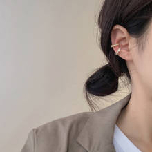 LOEVE New  Clip Earring Women for Non Pierced Ears No Hole Clip On Earrings Cartilage Earring Cuff Jewelry 2024 - buy cheap