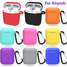 Funda protectora a la moda para Airpods, funda de silicona a prueba de caídas, llavero bonito de bola de piel para accesorios de Airpods 2024 - compra barato