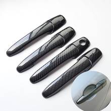 For Mazda CX-7 / CX-9 2007-2015 CX7 CX9 Chrome Carbon Fiber Car Door Handle Cover Trim Stickers Styling Accessories 2024 - buy cheap