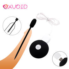 EXVOID Urethral Plug Vibrator Catheter Masturbator USB Charging Penis Plug Horse Eye Stick Sex Toys for Men Gay Adult Products 2024 - buy cheap