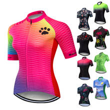 Weimostar 2021 Women Cycling Jersey Shirt Summer Bicycle Cycling Clothing Maillot Ciclismo Short Sleeve MTB Bike Jersey Tops 2024 - buy cheap