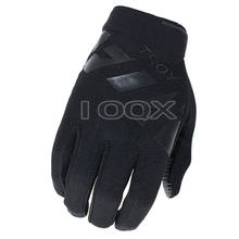 Guantes de carreras para hombre, manoplas para bicicleta de montaña, Troya Fox, BMX, MTX, MTB, color negro 2024 - compra barato