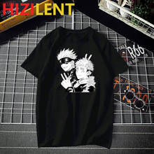 jujutsu kaisen Anime cotton t shirt for men harajuku Graphic Couple japanese streetwear Manga Fashion teen punk Hip Hop clothing 2024 - buy cheap