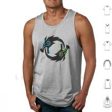 Shimada tank tops vest 100% Cotton World 2 Dragon League Legends Simada Genji Hanzo Video Games Smite Blade Drunk War 2024 - buy cheap