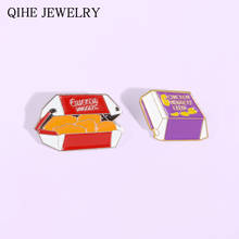 Chicken Nuggets Enamel Pins Fast Food Brooches Funny Box Lapel Pin Clothes Bag Metal Badge For Friends Lovers Jewelry Gifts 2024 - buy cheap