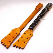 New 6 string Electric Guitar Neck Rosewood fingerboard maple Guitar neck assembly DIY  22 Fret Guitar accessories part 2024 - buy cheap