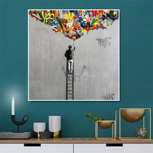 Street Griffiti Art Canvas Modern Painting Abstract Posters and Prints Wall Graffiti Painter Picture for Living Room Home Decor 2024 - buy cheap