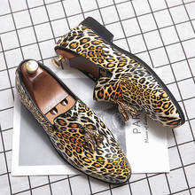 New spring and autumn brand fashion casual light personality leopard high quality comfortable outdoor loafers round head 2024 - buy cheap