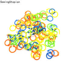 100PCS Mixed Plastic Mark Round Marking Circles Crochet Stitch DIY Craft Tool Knitting Marker Marking Ring Sewing Accessories 2024 - buy cheap