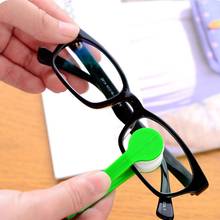 Two-side Glasses Brush Microfiber Spectacles Cleaner Glasses Cleaning Rub Cleaner Color Random 2024 - buy cheap