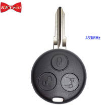 KEYECU for Smart City ForTwo Passion Pulse Roadster Remote Key Fob 433MHz 2024 - buy cheap