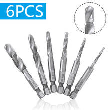 6PCS HSS Hex Shank Drill Steel Titanium Coated Drill Bit Set M3/M4/M5/M6/M8/M10 Hand Tools 2024 - buy cheap