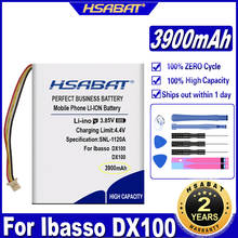 HSABAT-batería dx100 de 3900mAh, pila para reproductor Ibasso dx100 2024 - compra barato