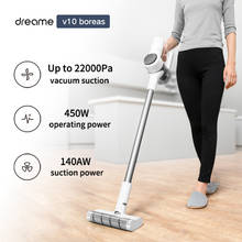 Dreame V10 ручной беспроводной пылесос портативный беспроводной циклонный фильтр ковёр пылесборник ковёр развертки дома для Xiaomi 2024 - купить недорого