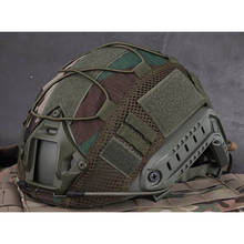 Capa de capacete tático, capa para capacete de paintball esporte rápido, mh pj bj ops-core pj, cs wargame sport, caça militar 2024 - compre barato